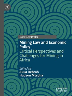 cover image of Mining Law and Economic Policy